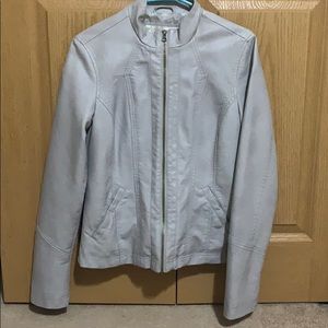 Maurices Gray Leather Jacket